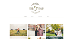 Desktop Screenshot of hiveandhoneyphotography.com